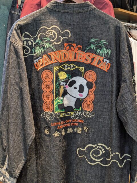​🐼大人気PANDIESTA JAPAN！別注“酔いどれパンダ”デニムジャケットが入荷しました！🍺✨🐼